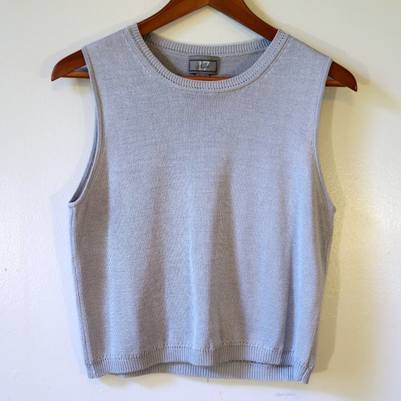 crew neck sweater vest